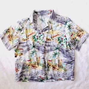 Agolde Event Hawaiian Ariane Tropical Button Down